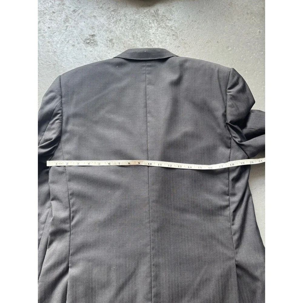 Gucci Tom Ford Striped Rayon Blazer 42 Black